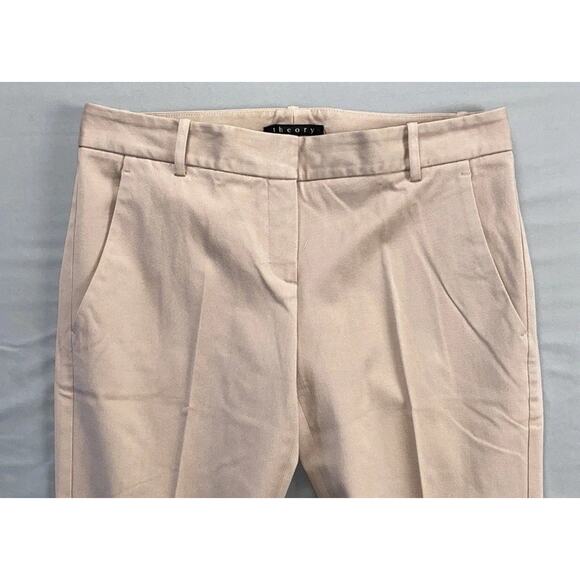 Theory Testra_Bistretch 2 Stretch Chino Dress Pants. Beige, Women's 8. EUC! - Picture 6 of 9